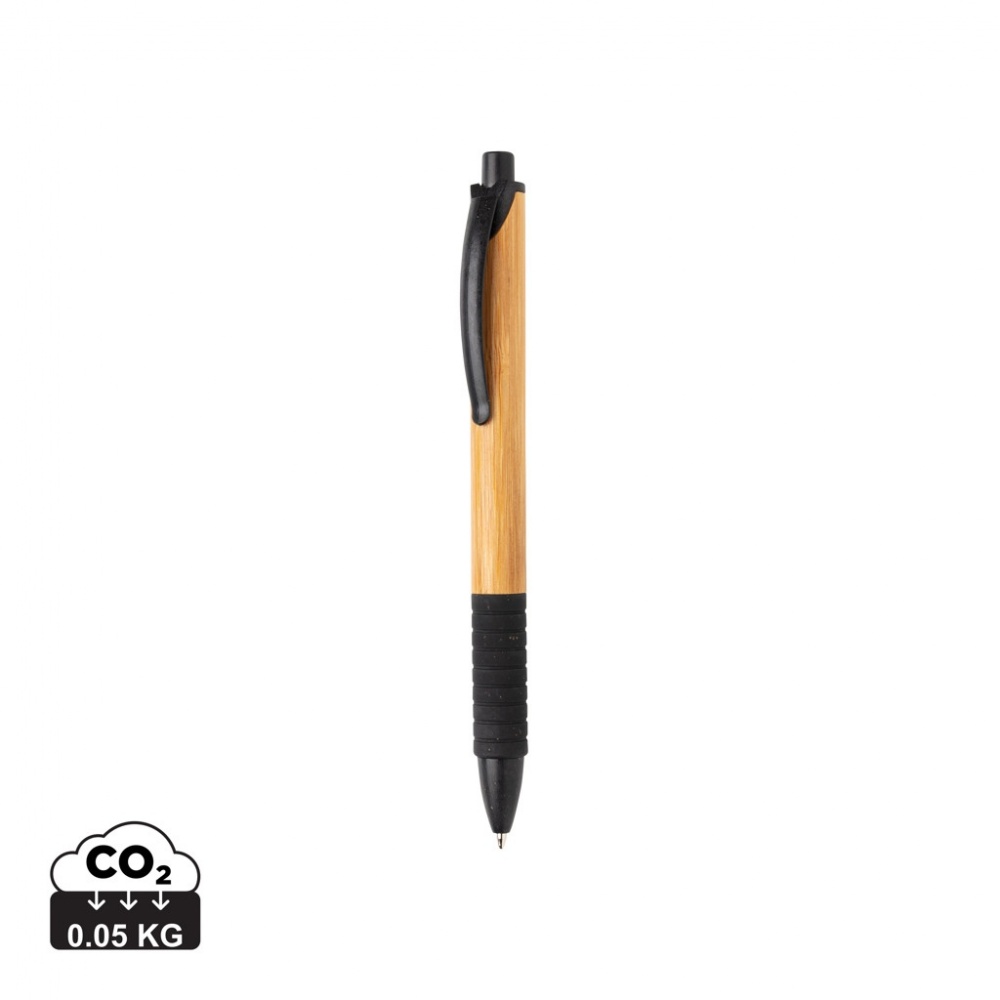 Logo trade promotional item photo of: Bamboo & wheat straw pen